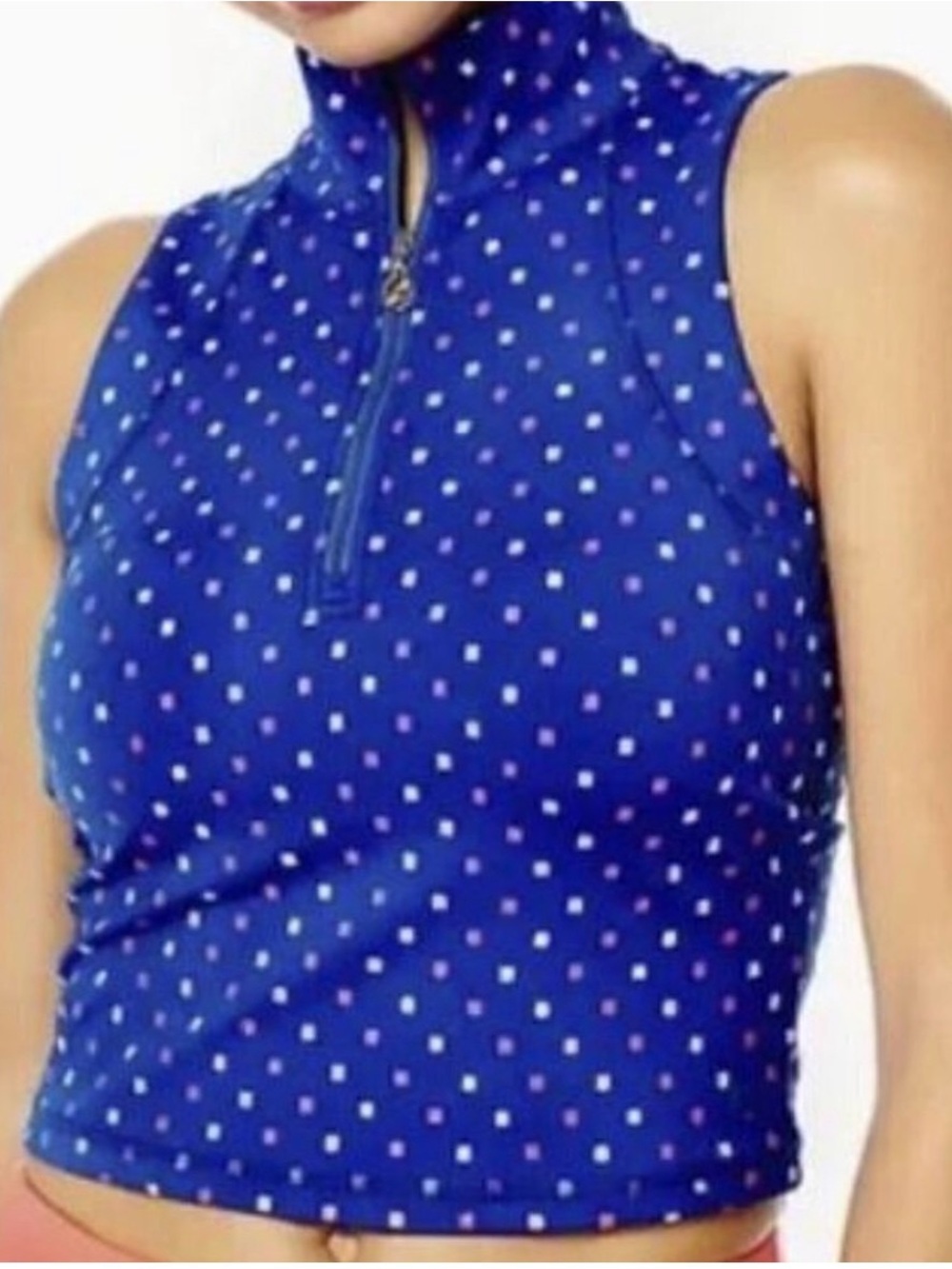 NWT Lilly Pulitzer Luxletic Callie Half Zip Top